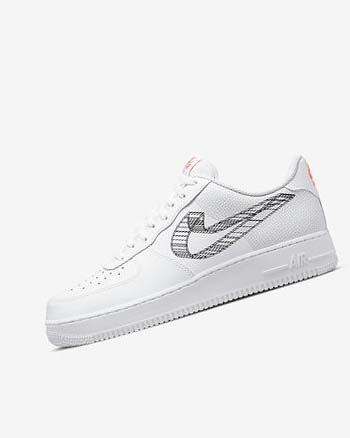 Nike Air Force 1 '07 Blancos Naranjas Plateadas Negros | MX 2600